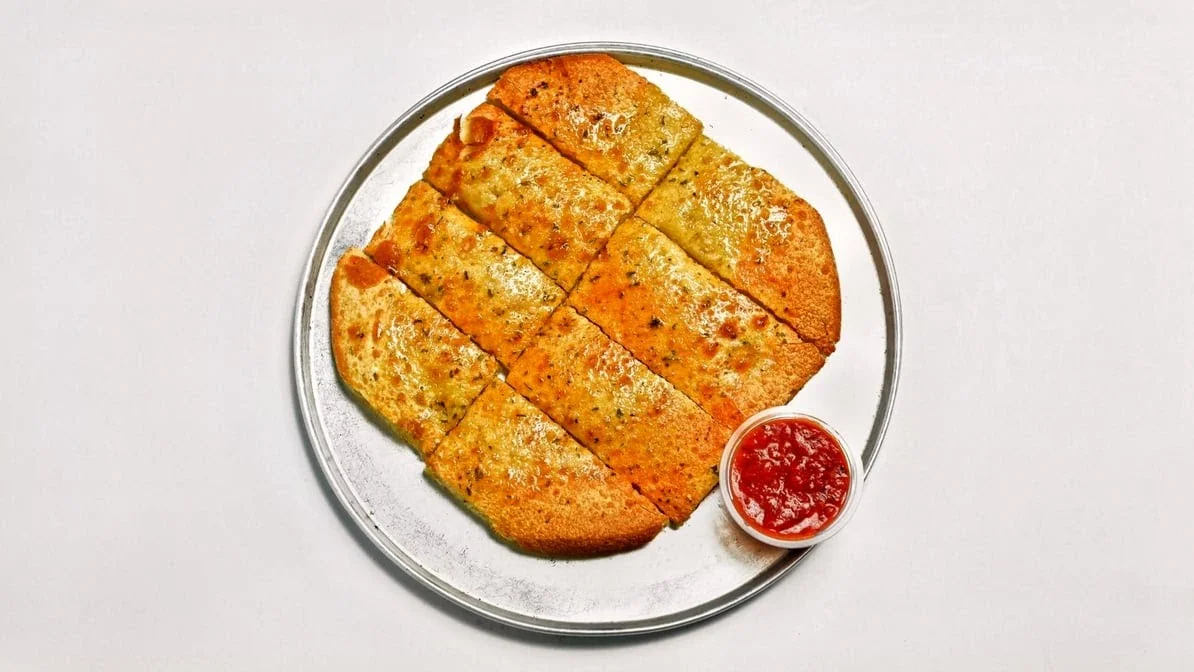 Bread sticks at Pizza 64 Keewatin Street Winnipeg