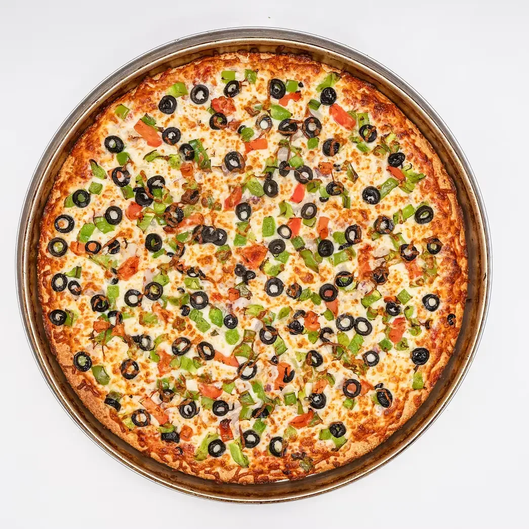 Garden Fresh Pizza at Pizza 64 London Street - vegetarian pizza Winnipeg